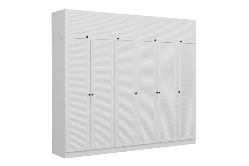 Fruitland Garderobe 270 cm - Hvit - Garderober & garderobesystem - Garderobeskap & klesskap