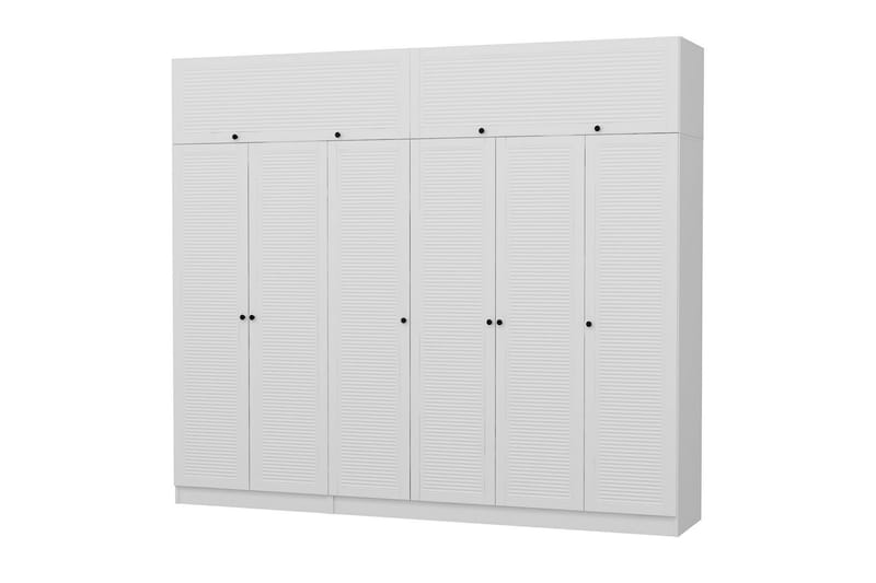 Fruitland Garderobe 270 cm - Hvit - Garderober & garderobesystem - Garderobeskap & klesskap