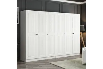 Fruitland Garderobe 270 cm - Hvit - Oppbevaring - Klesoppbevaring - Garderober & garderobesystem