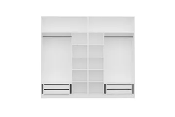 Fruitland Garderobe 270 cm - Hvit - Oppbevaring - Klesoppbevaring - Garderober & garderobesystem