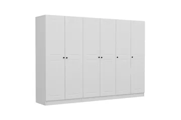 Fruitland Garderobe 270 cm - Hvit - Oppbevaring - Klesoppbevaring - Garderober & garderobesystem