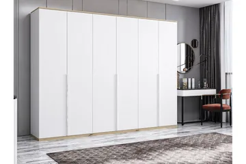 Fruitland Garderobe 270x206 cm - Hvit - Oppbevaring - Klesoppbevaring - Garderober & garderobesystem