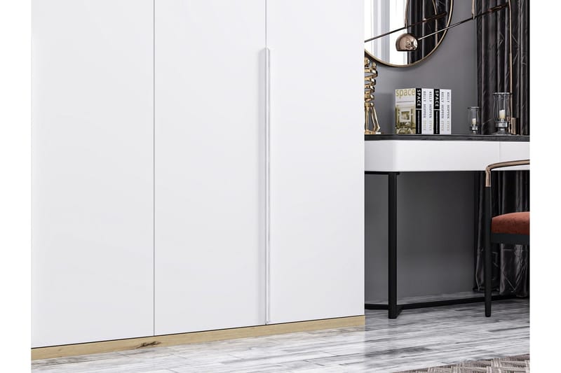 Fruitland Garderobe 270x206 cm - Hvit - Oppbevaring - Klesoppbevaring - Garderober & garderobesystem