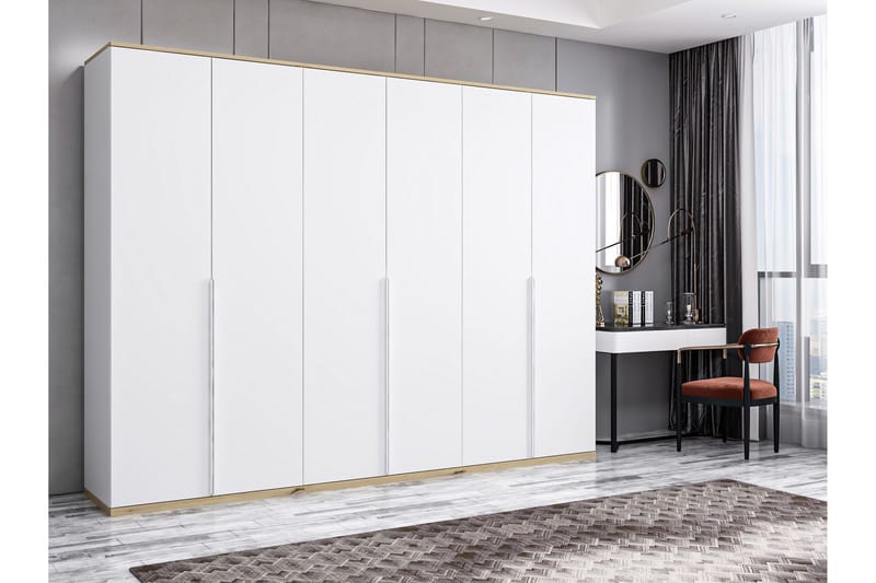 Fruitland Garderobe 270x206 cm, Hvit