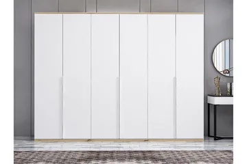 Fruitland Garderobe 270x206 cm - Hvit - Oppbevaring - Klesoppbevaring - Garderober & garderobesystem