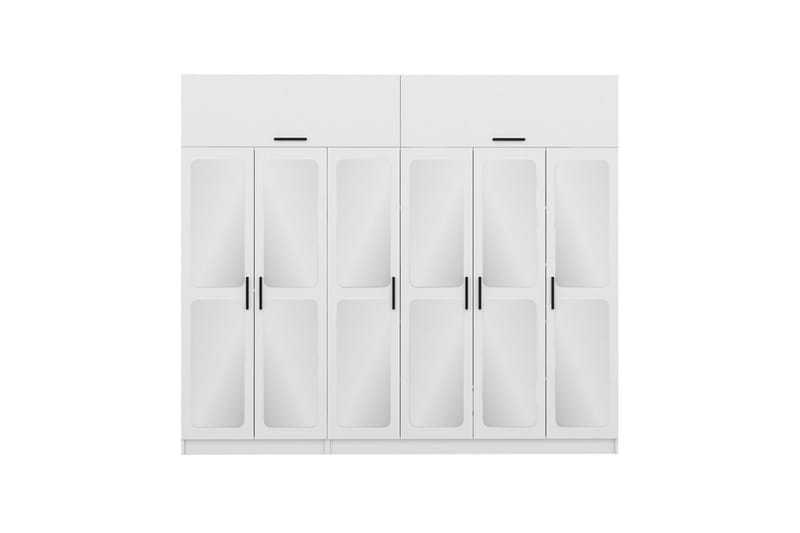 Fruitland Garderobe 270x235 cm - Hvit - Oppbevaring - Klesoppbevaring - Garderober & garderobesystem