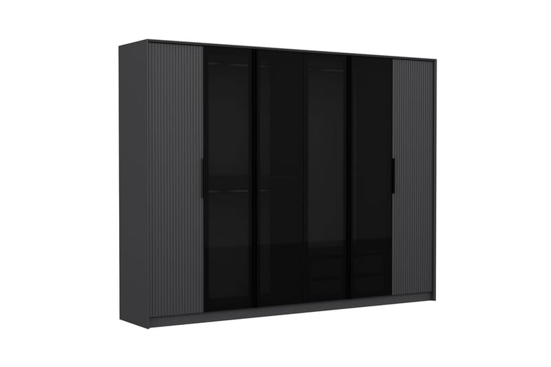 Fruitland Garderobe 274x210 cm - Antrasitt - Oppbevaring - Klesoppbevaring - Garderober & garderobesystem