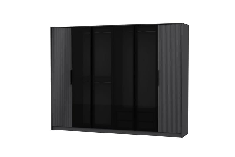 Fruitland Garderobe 274x210 cm - Antrasitt - Oppbevaring - Klesoppbevaring - Garderober & garderobesystem