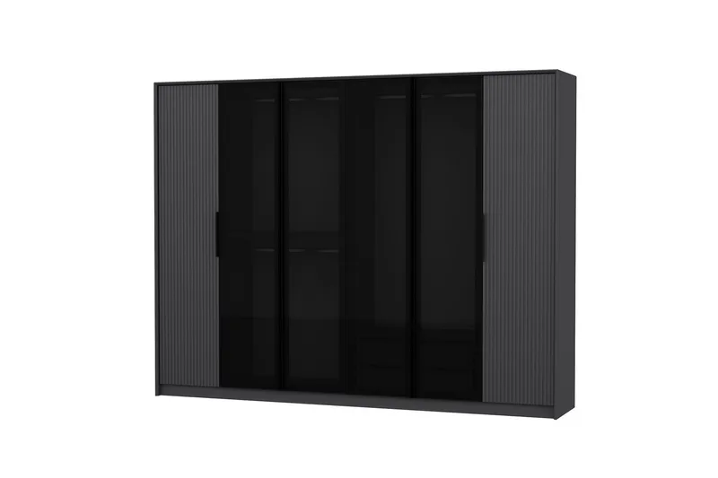 Fruitland Garderobe 274x210 cm - Antrasitt - Oppbevaring - Klesoppbevaring - Garderober & garderobesystem