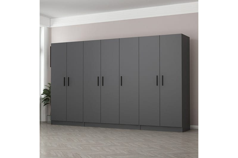 Fruitland Garderobe 315 cm, Antrasitt