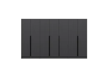 Fruitland Garderobe 315 cm - Antrasitt - Oppbevaring - Klesoppbevaring - Garderober & garderobesystem
