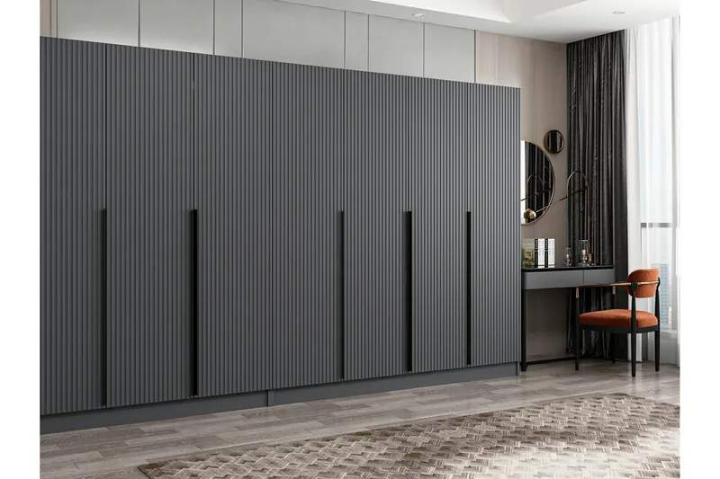 Antrasitt Fruitland Garderobe 315 cm