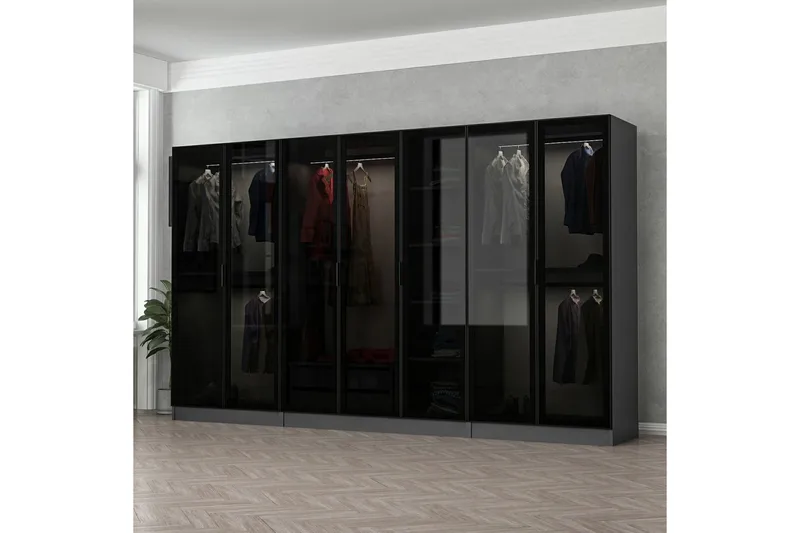 Fruitland Garderobe 315 cm, Antrasitt