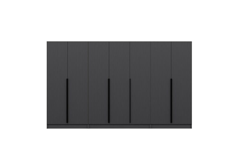 Fruitland Garderobe 315 cm - Antrasitt - Oppbevaring - Klesoppbevaring - Garderober & garderobesystem