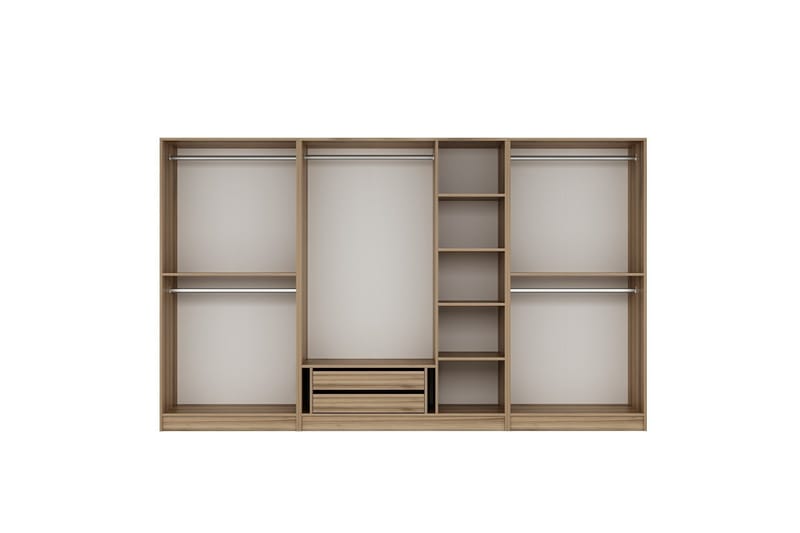 Fruitland Garderobe 315 cm - Eik - Oppbevaring - Klesoppbevaring - Garderober & garderobesystem