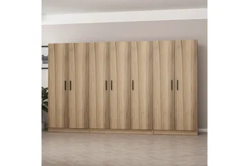 Fruitland Garderobe 315 cm - Eik - Oppbevaring - Klesoppbevaring - Garderober & garderobesystem