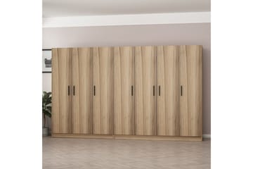 Fruitland Garderobe 315 cm - Eik - Oppbevaring - Klesoppbevaring - Garderober & garderobesystem