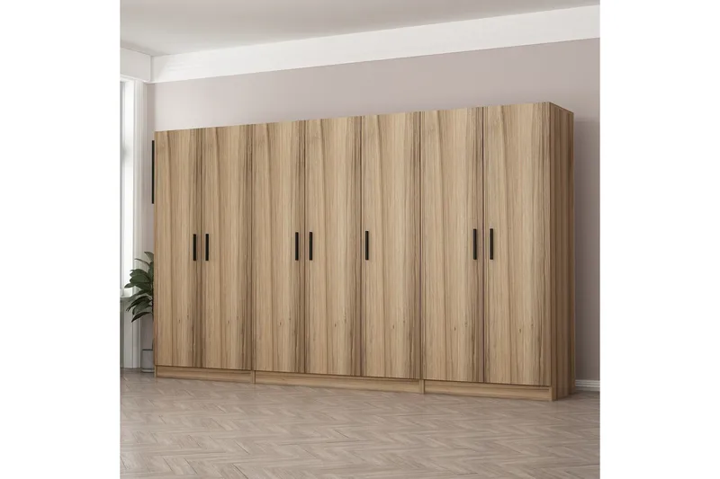 Fruitland Garderobe 315 cm, Eik
