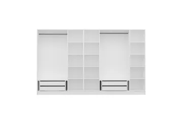 Fruitland Garderobe 315 cm - Hvit - Oppbevaring - Klesoppbevaring - Garderober & garderobesystem