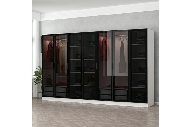 Fruitland Garderobe 315 cm, Hvit