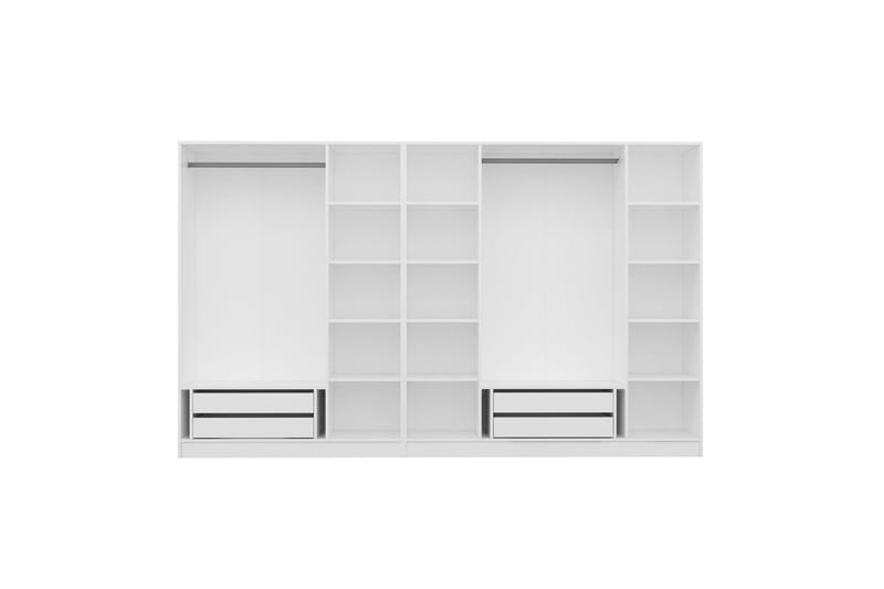 Fruitland Garderobe 315 cm - Hvit - Oppbevaring - Klesoppbevaring - Garderober & garderobesystem