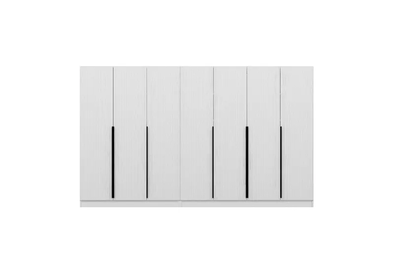 Fruitland Garderobe 315 cm - Hvit - Oppbevaring - Klesoppbevaring - Garderober & garderobesystem