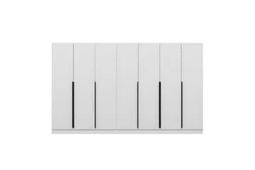 Fruitland Garderobe 315 cm - Hvit - Oppbevaring - Klesoppbevaring - Garderober & garderobesystem