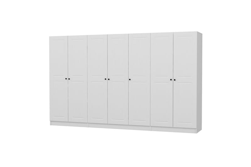 Fruitland Garderobe 315 cm - Hvit - Oppbevaring - Klesoppbevaring - Garderober & garderobesystem