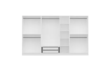 Fruitland Garderobe 315 cm - Hvit - Oppbevaring - Klesoppbevaring - Garderober & garderobesystem