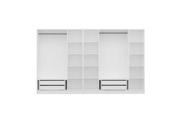 Fruitland Garderobe 315 cm - Hvit - Oppbevaring - Klesoppbevaring - Garderober & garderobesystem