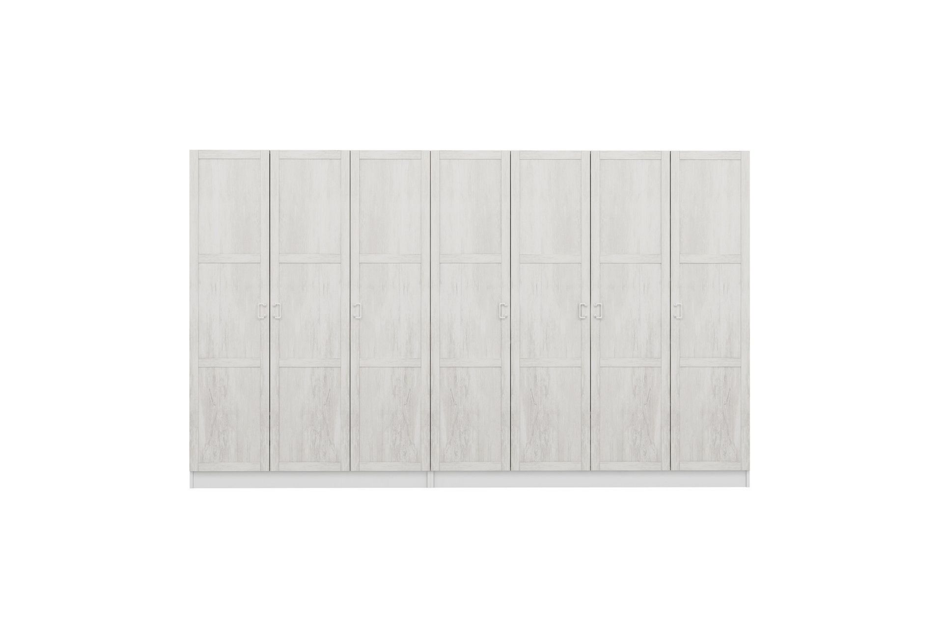Fruitland Garderobe 315 cm - Hvit - Oppbevaring - Klesoppbevaring - Garderober & garderobesystem