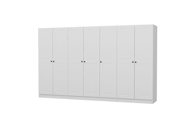 Fruitland Garderobe 315 cm - Hvit - Oppbevaring - Klesoppbevaring - Garderober & garderobesystem