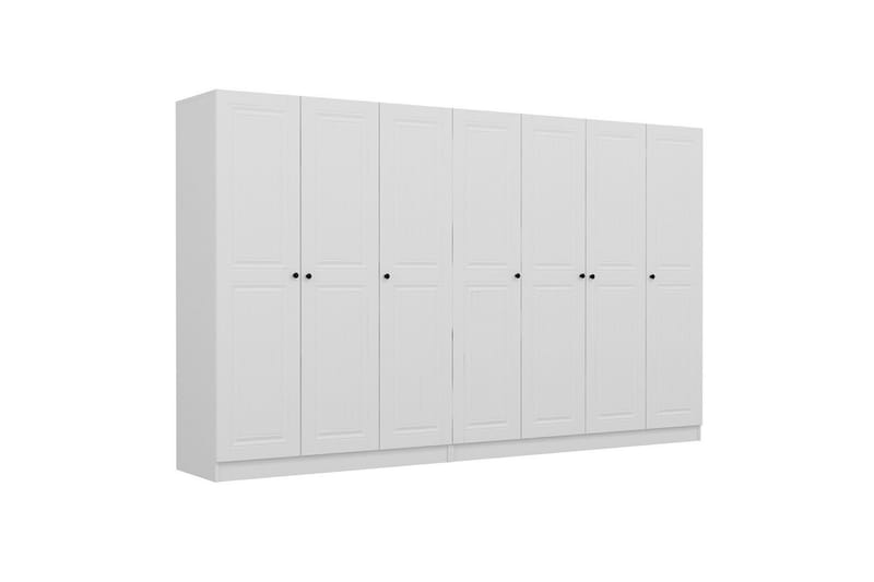 Fruitland Garderobe 315 cm - Hvit - Oppbevaring - Klesoppbevaring - Garderober & garderobesystem