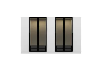Fruitland Garderobe 315 cm - Hvit - Oppbevaring - Klesoppbevaring - Garderober & garderobesystem