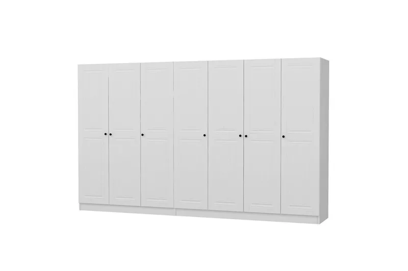 Fruitland Garderobe 315 cm - Hvit - Oppbevaring - Klesoppbevaring - Garderober & garderobesystem
