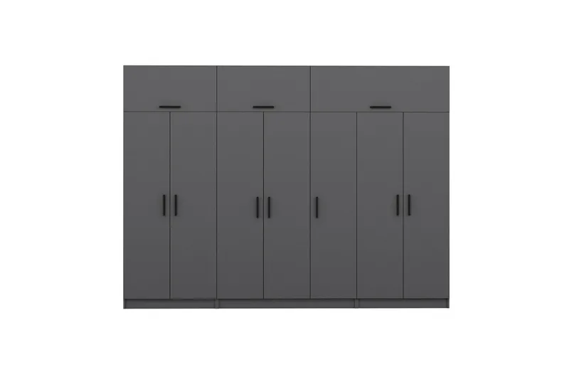 Fruitland Garderobe 315x235 cm, Antrasitt