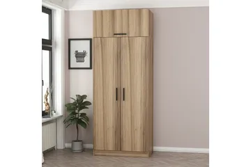 Fruitland Garderobe 90 cm - Eik - Oppbevaring - Klesoppbevaring - Garderober & garderobesystem