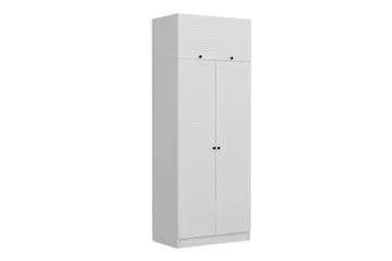 Fruitland Garderobe 90 cm - Hvit - Oppbevaring - Klesoppbevaring - Garderober & garderobesystem
