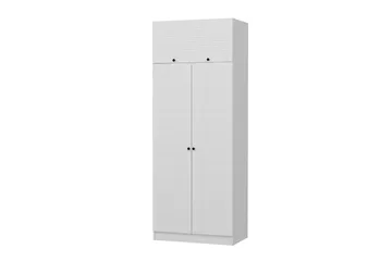 Fruitland Garderobe 90 cm - Hvit - Oppbevaring - Klesoppbevaring - Garderober & garderobesystem