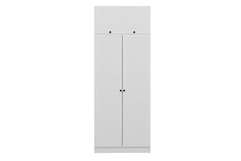 Fruitland Garderobe 90 cm - Hvit - Oppbevaring - Klesoppbevaring - Garderober & garderobesystem