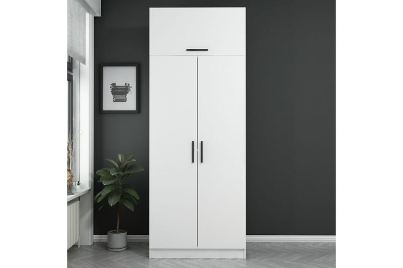 Fruitland Garderobe 90 cm, Hvit