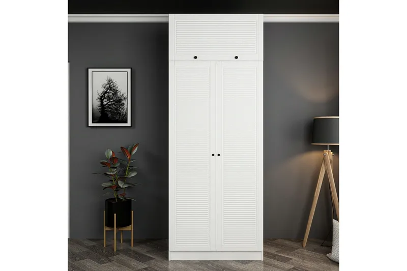 Fruitland Garderobe 90 cm, Hvit