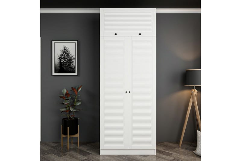 Fruitland Garderobe 90 cm, Hvit