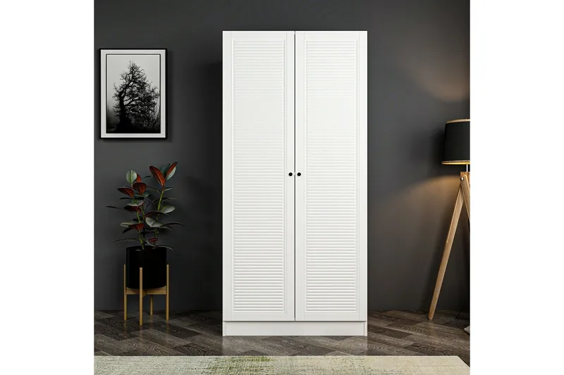 Fruitland Garderobe 90 cm, Hvit