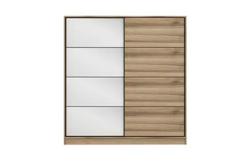 Fruitland Garderobe med Speil - Brun - Oppbevaring - Klesoppbevaring - Garderober & garderobesystem