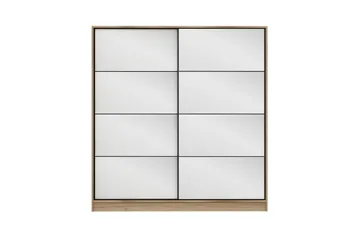 Fruitland Garderobe med Speil - Brun - Oppbevaring - Klesoppbevaring - Garderober & garderobesystem