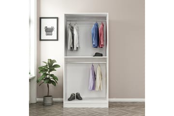 Fruitland Garderobe med Speil - Valnøtt - Oppbevaring - Klesoppbevaring - Garderober & garderobesystem