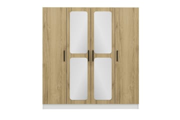 Fruitland Garderobe med Speil - Valnøtt - Oppbevaring - Klesoppbevaring - Garderober & garderobesystem