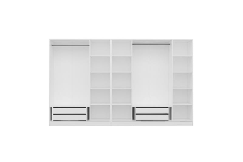 Fruitland Garderobe med Speil - Valnøtt - Oppbevaring - Klesoppbevaring - Garderober & garderobesystem