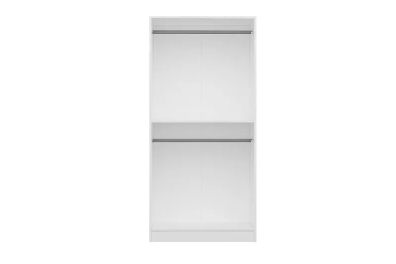 Fruitland Garderobeskap 90 cm i Malt Tre - Hvit - Oppbevaring - Klesoppbevaring - Garderober & garderobesystem